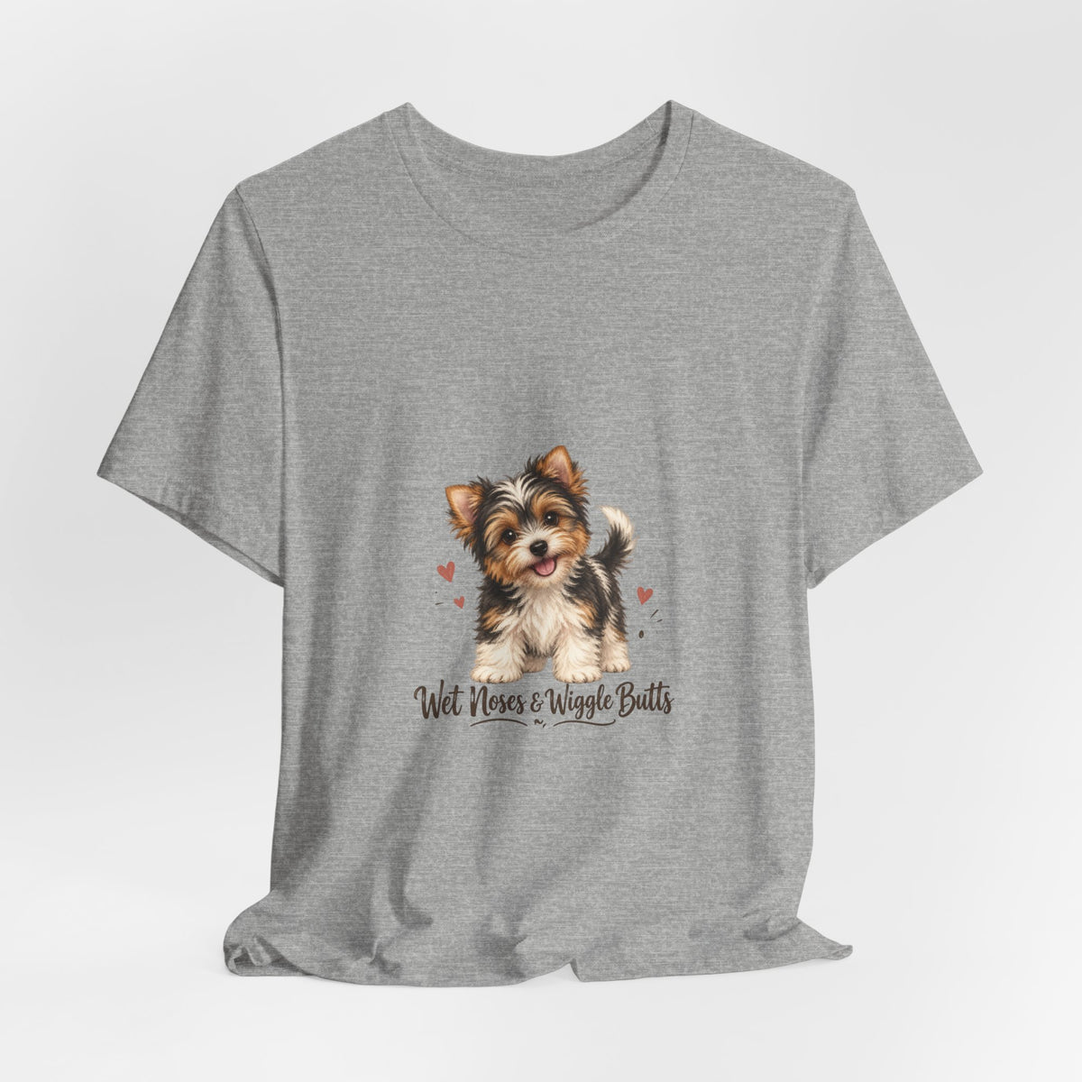 Wet Nose & Wiggle Butts Yorkie Lover T-Shirt