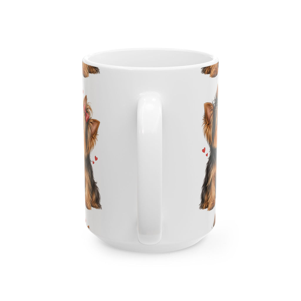 Yorkie Love Ceramic Mug – Yorkshire Terrier Dog Lover Coffee Cup