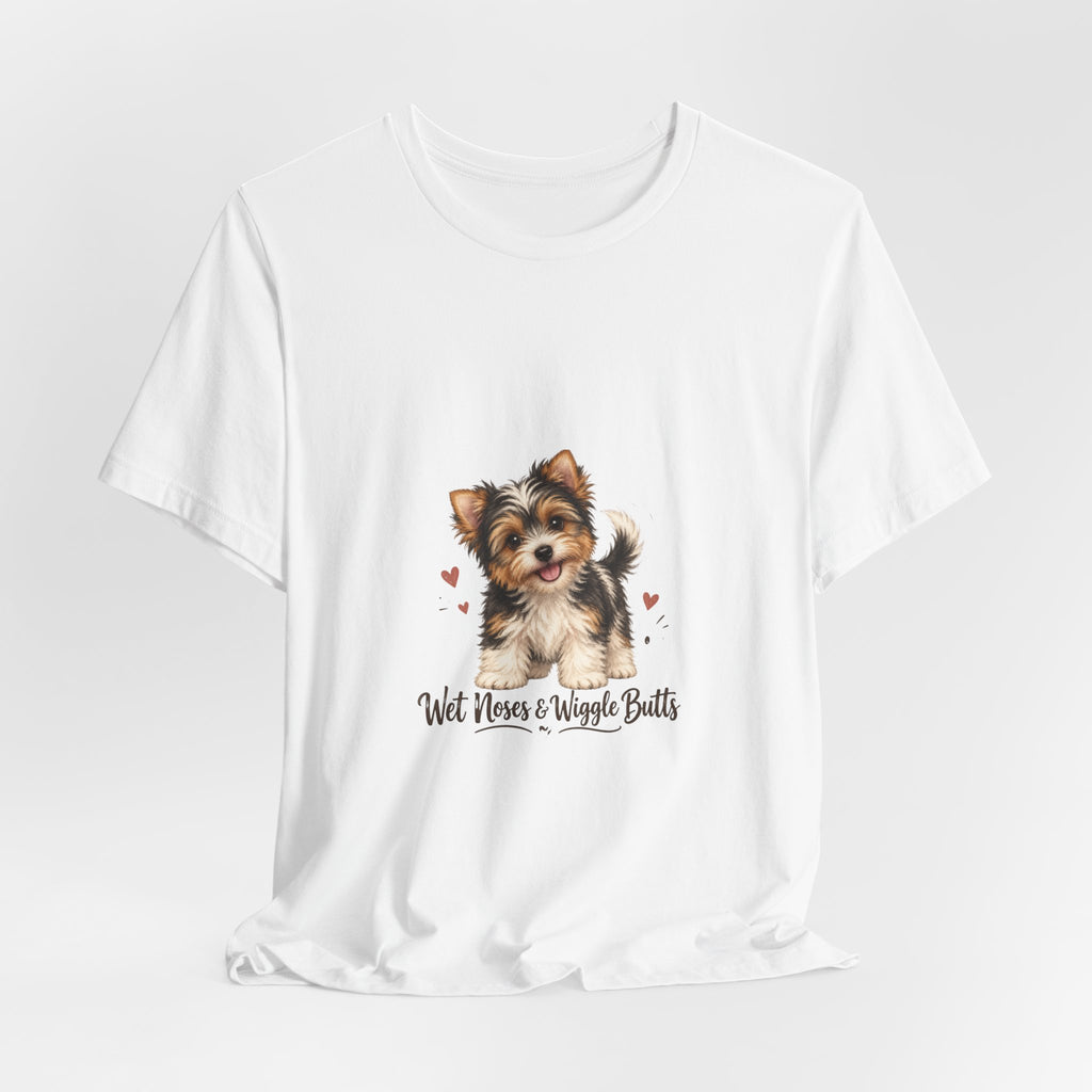 Wet Nose & Wiggle Butts Yorkie Lover T-Shirt