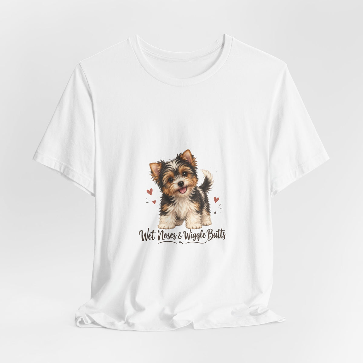Wet Nose & Wiggle Butts Yorkie Lover T-Shirt
