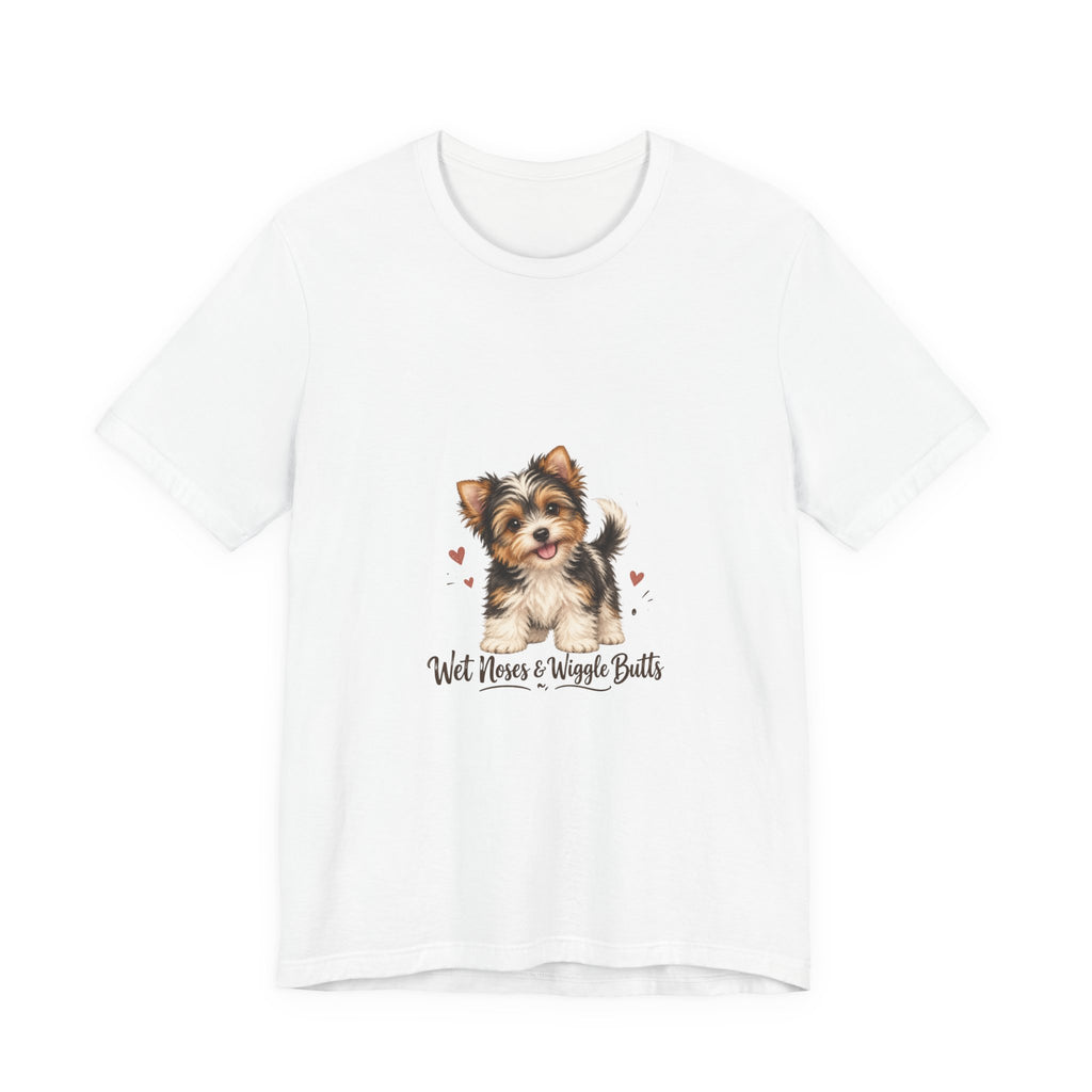 Wet Nose & Wiggle Butts Yorkie Lover T-Shirt