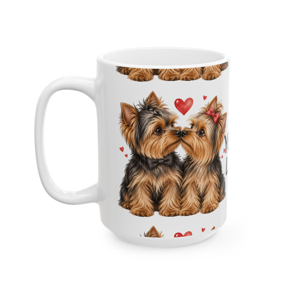 Yorkie Love Ceramic Mug – Yorkshire Terrier Dog Lover Coffee Cup