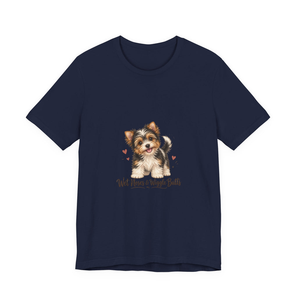 Wet Nose & Wiggle Butts Yorkie Lover T-Shirt