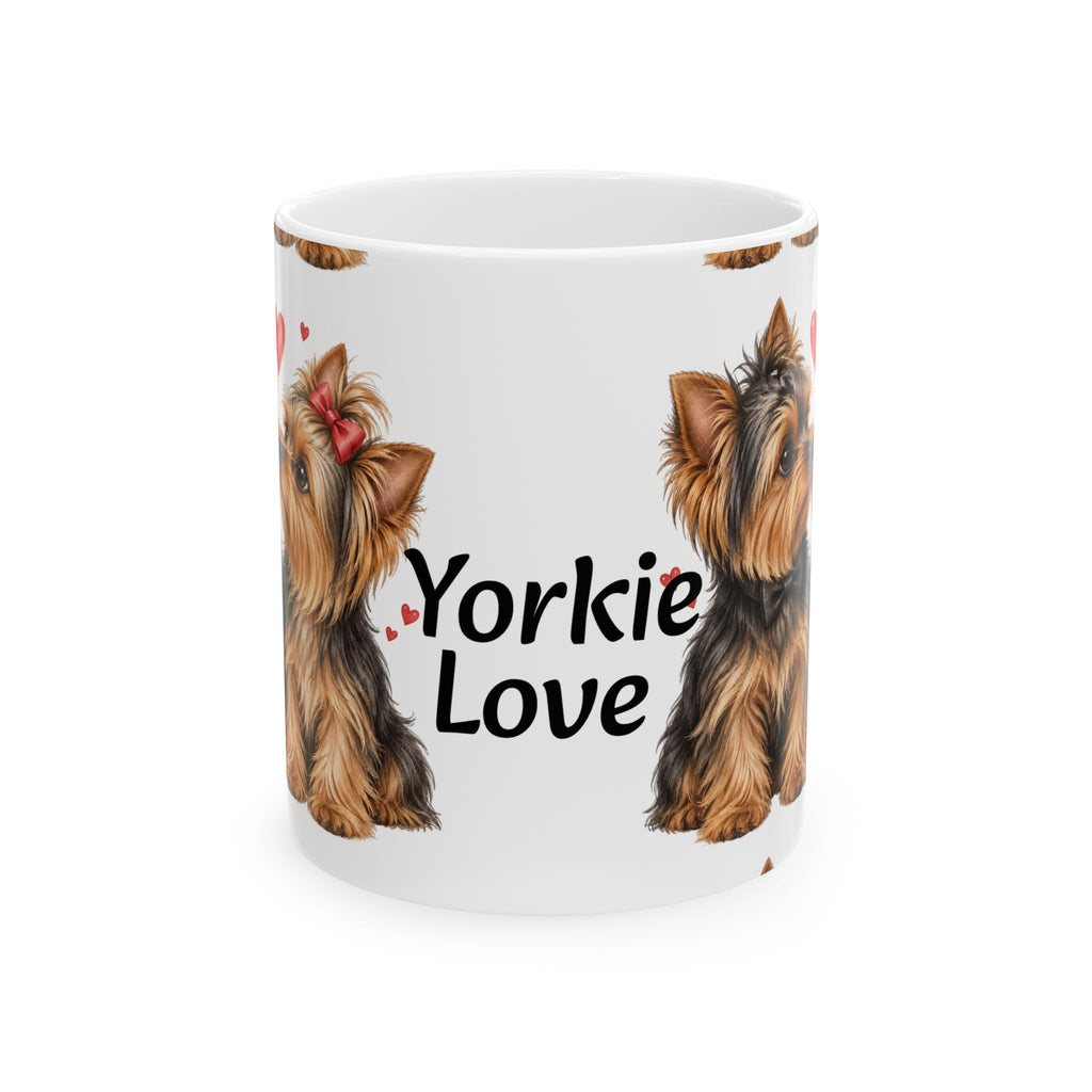 Yorkie Love Ceramic Mug – Yorkshire Terrier Dog Lover Coffee Cup