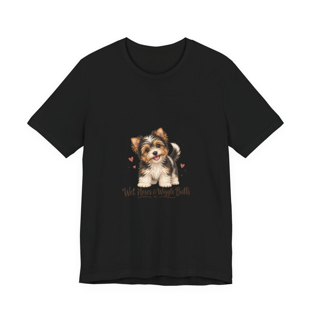 Wet Nose & Wiggle Butts Yorkie Lover T-Shirt