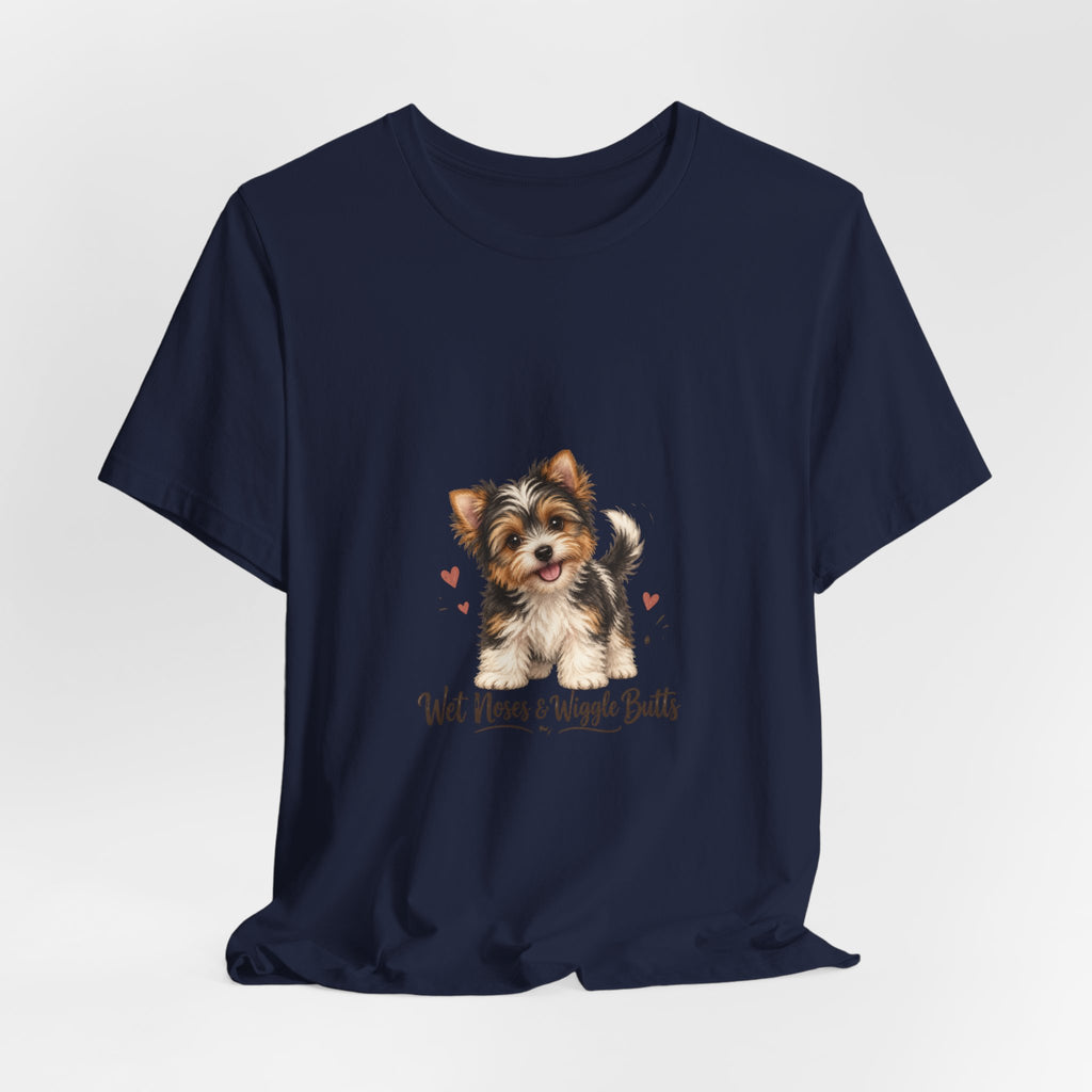 Wet Nose & Wiggle Butts Yorkie Lover T-Shirt