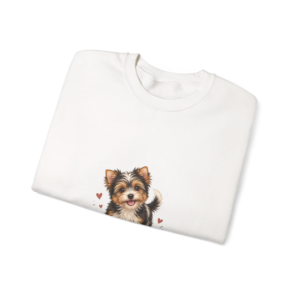 Yorkshire Terrier “Wet Noses & Wiggle Butts” Crew neck Sweatshirt