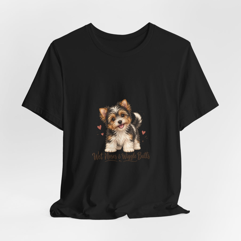 Wet Nose & Wiggle Butts Yorkie Lover T-Shirt