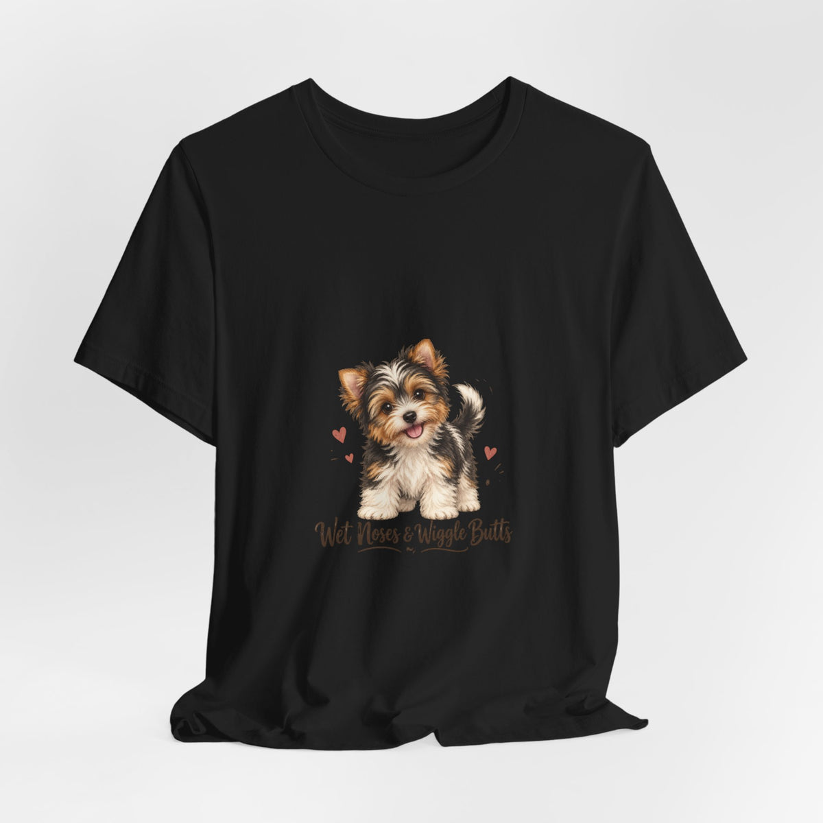 Wet Nose & Wiggle Butts Yorkie Lover T-Shirt